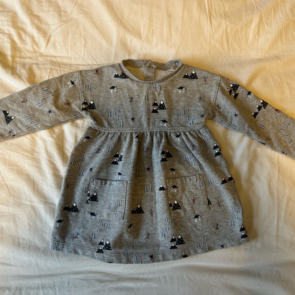 Petit Lem graphic Sweater Dress